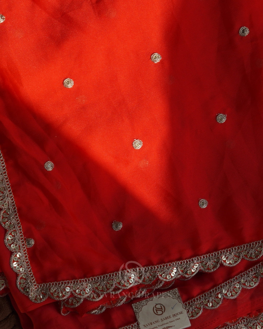 THE ROYAL RED GEORGETTE SAREE
