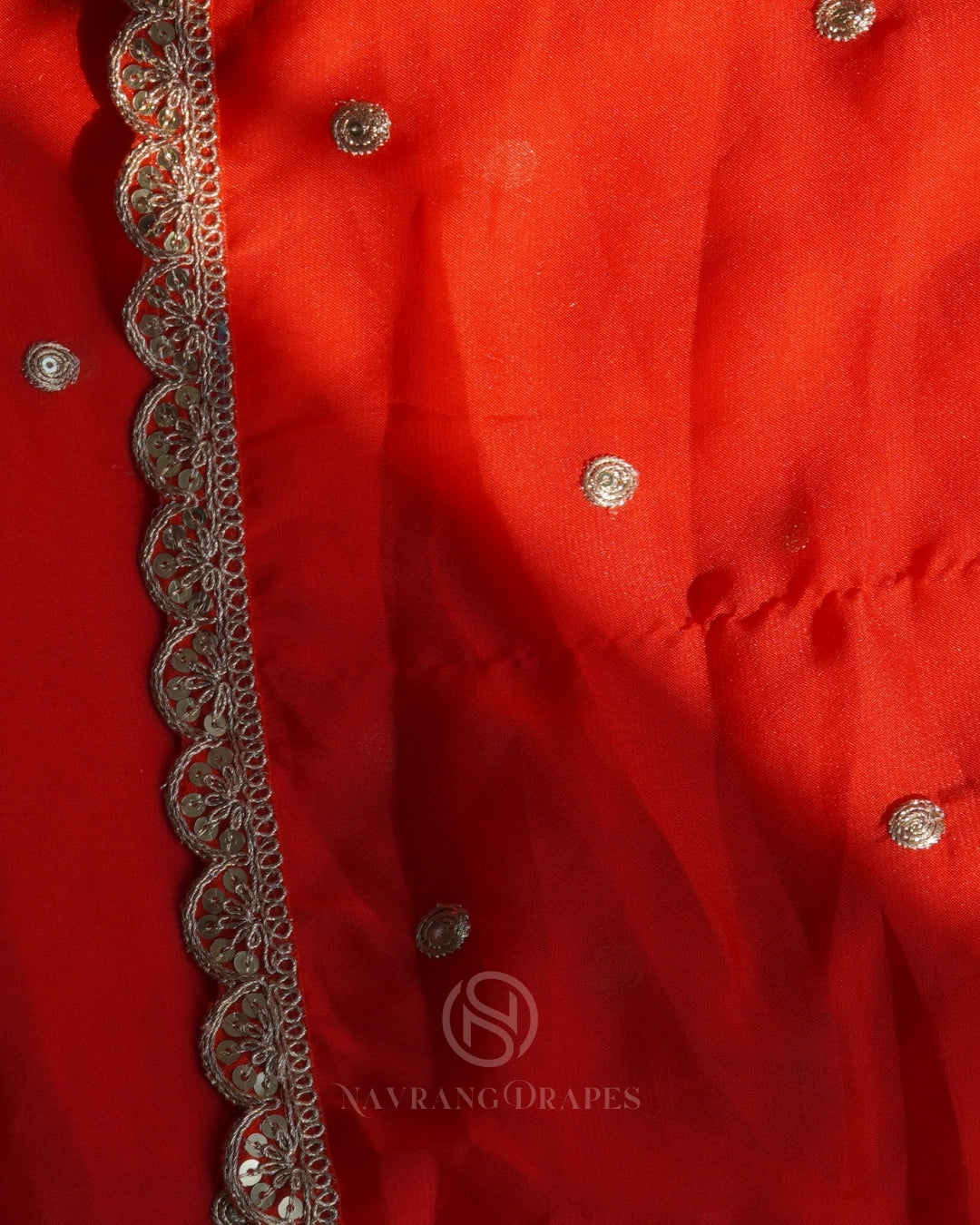 THE ROYAL RED GEORGETTE SAREE