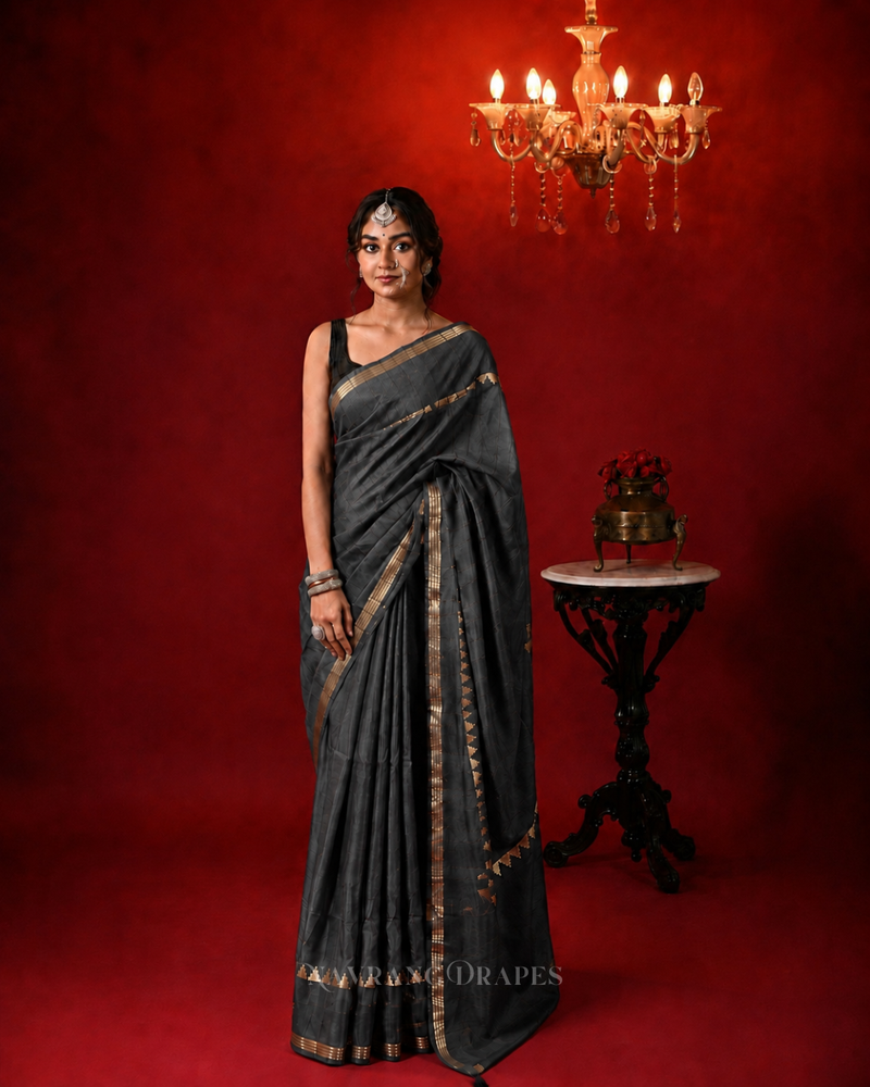 BLACK KALYANI SILK