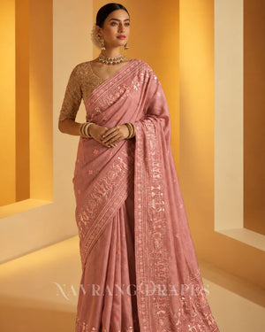 THE VARLI ART SAREE | PINK