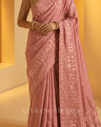 THE VARLI ART SAREE | PINK