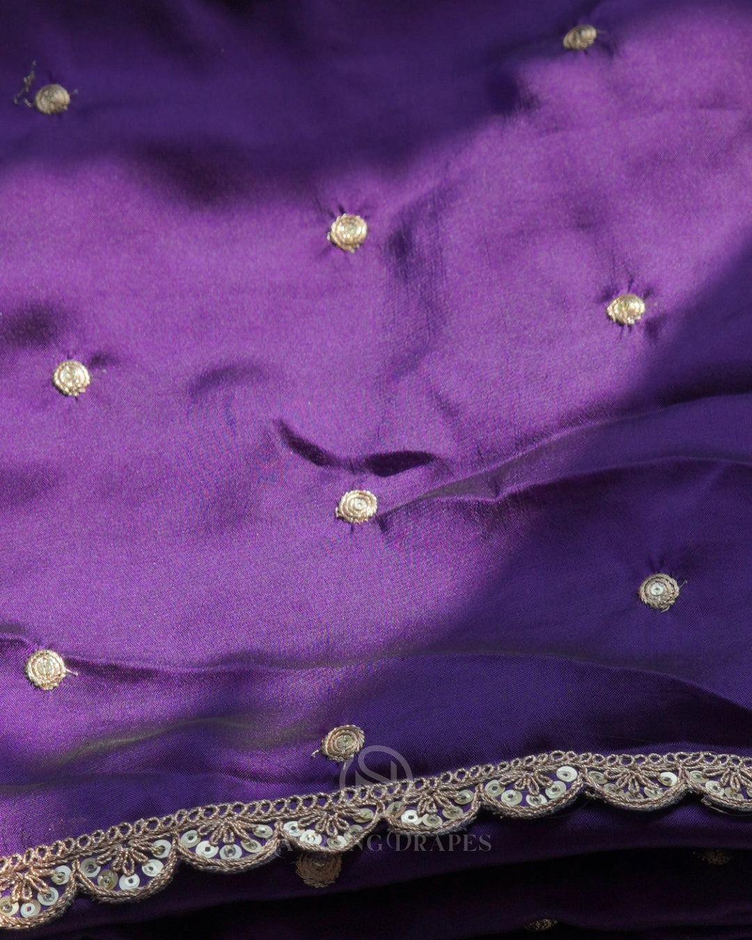 THE ROYAL PURPLE GEORGETTE SAREE