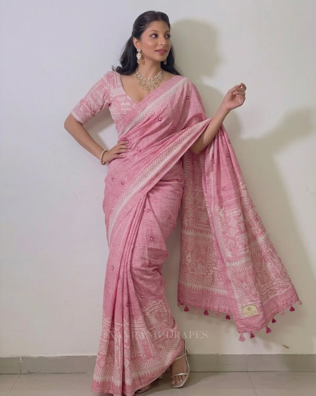 Blush Silk – Vegan Saree