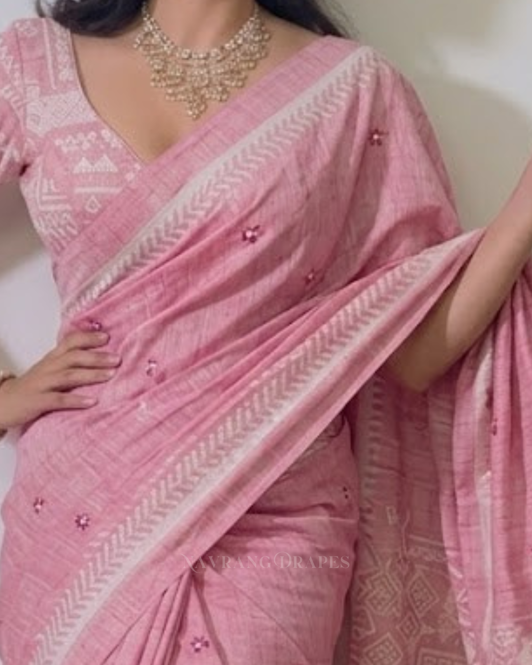 Blush Silk – Vegan Saree