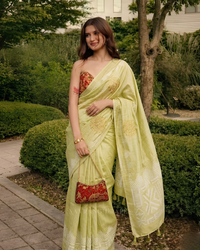 Emerald Silk – Vegan Saree