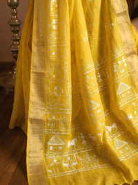 THE VARLI ART SAREE | YELLOW