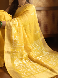 THE VARLI ART SAREE | YELLOW