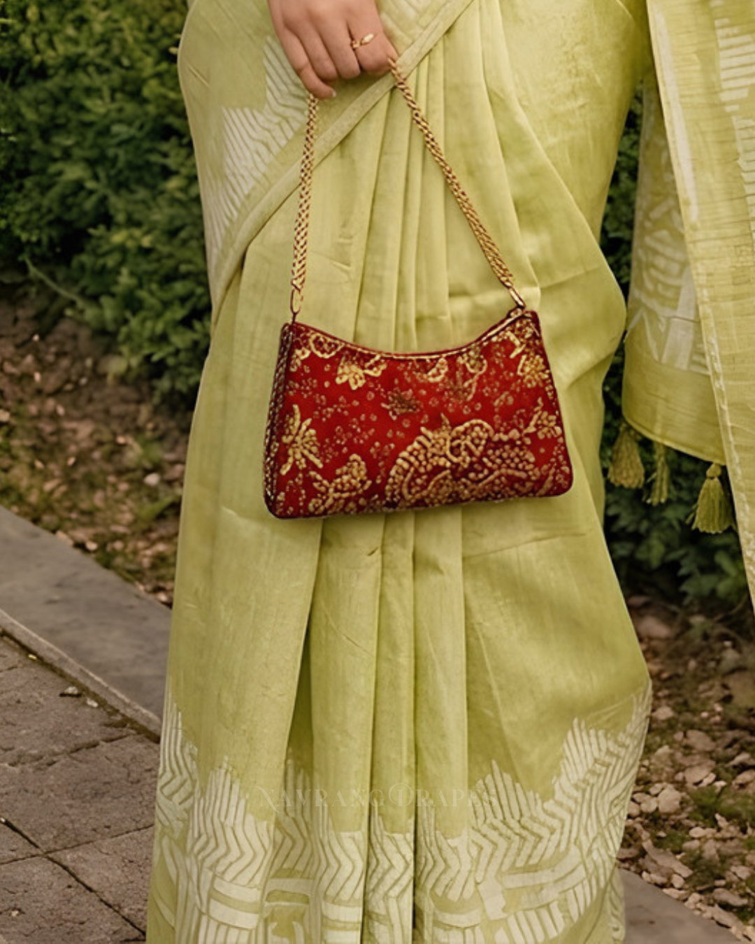 Emerald Silk – Vegan Saree
