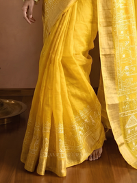 THE VARLI ART SAREE | YELLOW