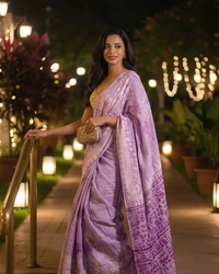 Royal Plum – Vegan Silk Saree