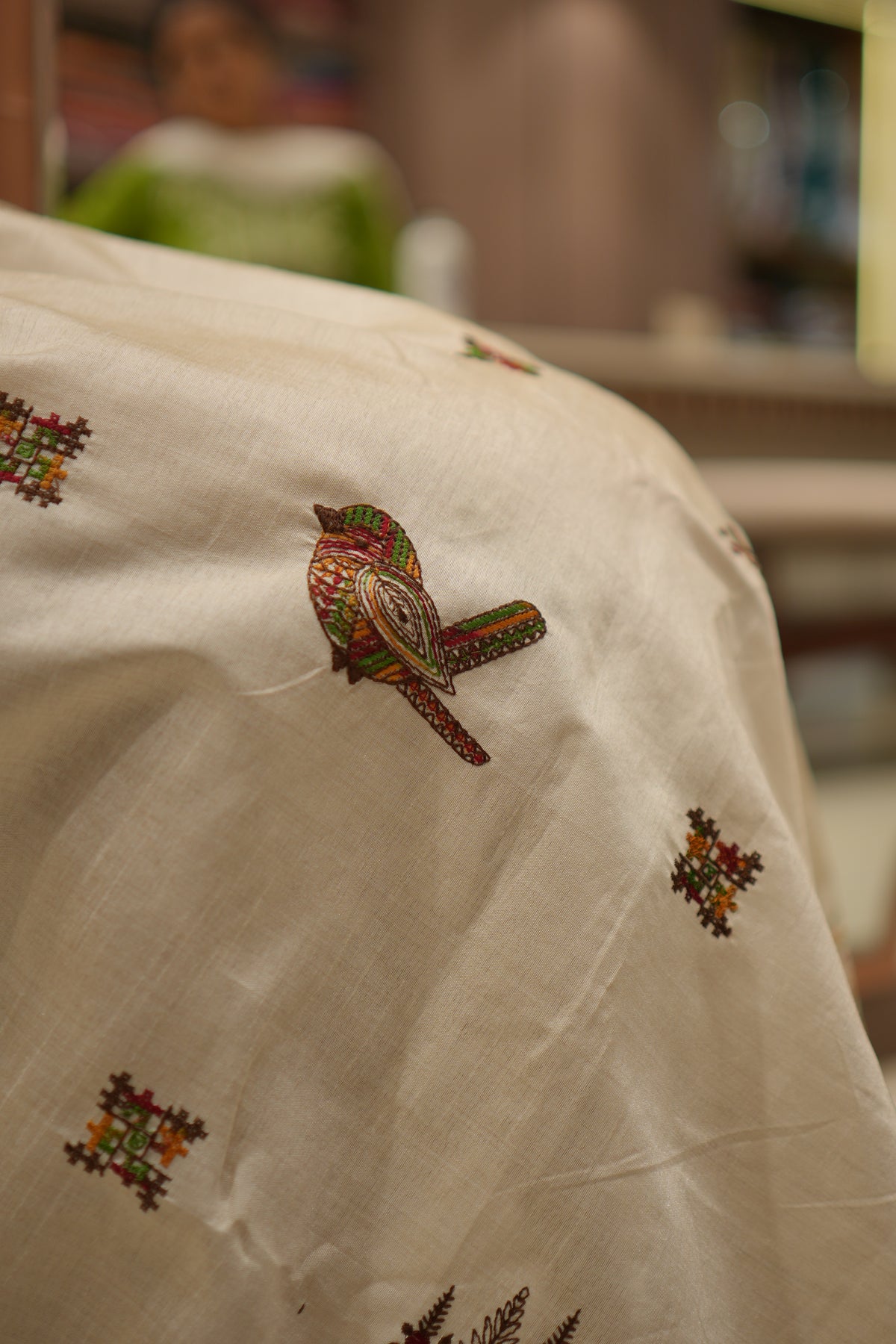 Maharaja Motifs Saree | Bird
