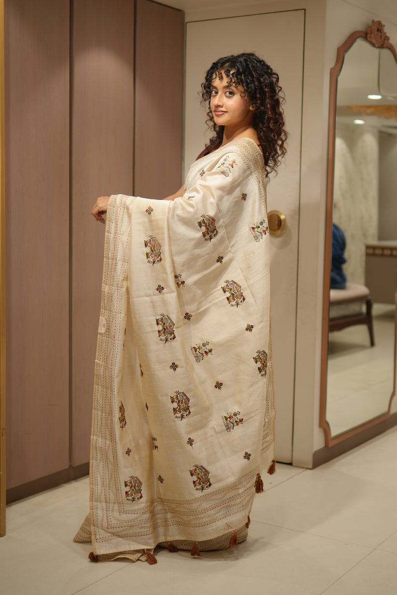 Maharaja Motifs Saree | Gajraj (Elephant)