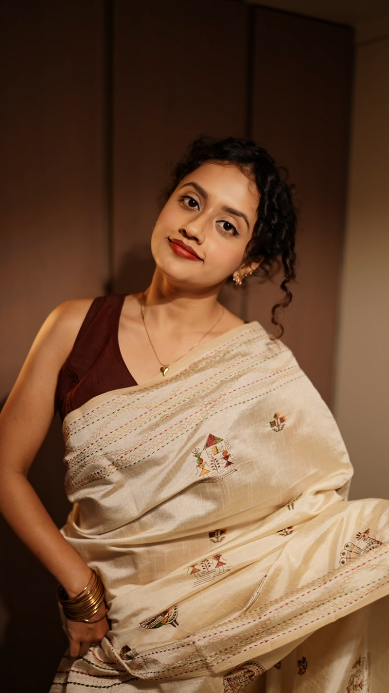 Maharaja Motifs Saree | Mayura (Peacock)